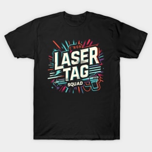 C'mon Laser Tag Squad Gun Gamer Matching Competition Novelty T-Shirt